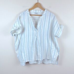 Madewell Lakeline Popover Shirt in Schulner Stripe